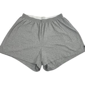 Soffe Gray‎ Athletic Shorts Junior 3X Cotton Blend Lounge Workout Cheerleader